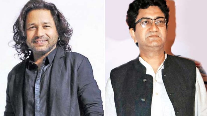 Kailash Kher (left) and Prasoon Joshi. Image from Facebook